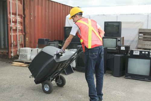 Local transfer station for green waste in North East London